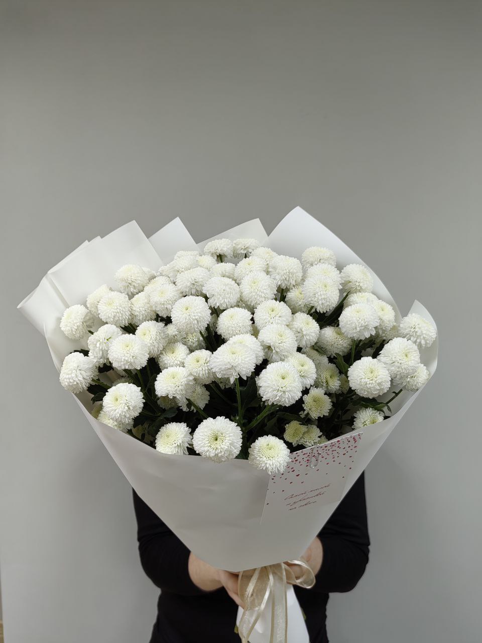 Моно букет из 11 хризантем «ньютон»