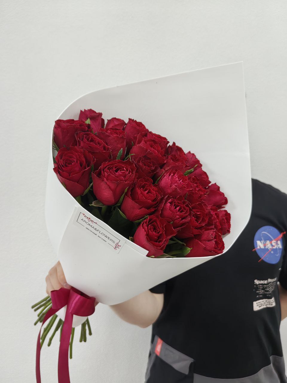 Букет из 25 кенийских роз